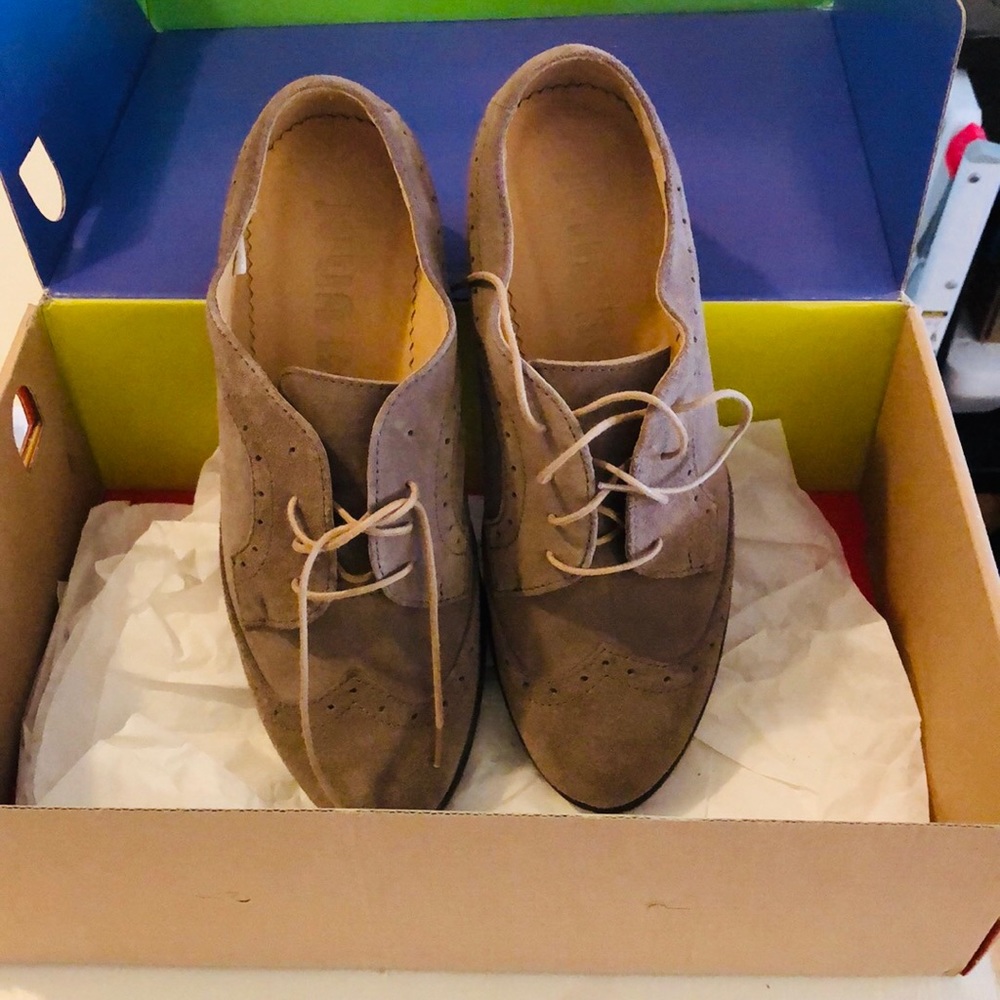 Julia Bo Custom Suede Shoes size UK 35